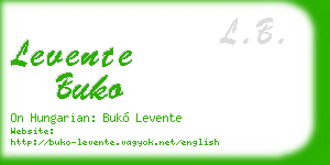 levente buko business card